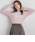ニュアンスベロアバックシャンカットソー≪手洗い可能≫
