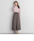 ニュアンスベロアバックシャンカットソー≪手洗い可能≫