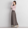 ニュアンスベロアバックシャンカットソー≪手洗い可能≫