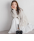 モヘア混リボンヤーンニュアンスニット≪手洗い可能≫