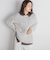 モヘア混リボンヤーンニュアンスニット≪手洗い可能≫