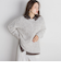 モヘア混リボンヤーンニュアンスニット≪手洗い可能≫