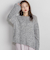 モヘア混リボンヤーンニュアンスニット≪手洗い可能≫