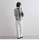 ポンチサイドスリットワイドパンツ≪セットアップ対応/手洗い可能≫