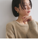 スパンコールフェザーニットトップス≪手洗い可能≫