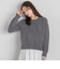 フェレットタッチWフェイスニットプルオーバー≪手洗い可能≫