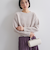 フェレットタッチWフェイスニットプルオーバー≪手洗い可能≫