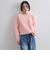 フェレットタッチWフェイスニットプルオーバー≪手洗い可能≫