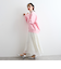 リボンモチーフシフォンスカート≪手洗い可能≫