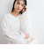 フラワーレースプルブラウス≪手洗い可能≫