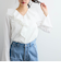 ラッフルフリルブラウス≪手洗い可能≫