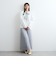 ラメストライプラッフルタイブラウス≪手洗い可能≫