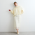 チュールフラワーIラインスカート≪手洗い可能≫
