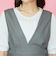 デニムライクリボンワンピース≪手洗い可能≫