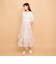 シルキーオーガンジースカート≪手洗い可能≫