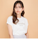 スパンコール刺繍ロゴTシャツ≪手洗い可能≫