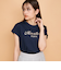 スパンコール刺繍ロゴTシャツ≪手洗い可能≫