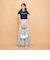 スパンコール刺繍ロゴTシャツ≪手洗い可能≫