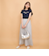 スパンコール刺繍ロゴTシャツ≪手洗い可能≫