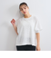フラワーカットジャガードトップス≪手洗い可能≫