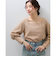 【SHIORI IRIE コラボ】スクエアネックレースブラウス≪手洗い可能≫