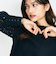 【SHIORI IRIE コラボ】スクエアネックレースブラウス≪手洗い可能≫