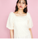 【SHIORI IRIE コラボ】2WAYオフショルレースブラウス≪手洗い可能≫