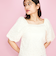 【SHIORI IRIE コラボ】2WAYオフショルレースブラウス≪手洗い可能≫