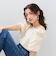 【SHIORI IRIE コラボ】2WAYオフショルレースブラウス≪手洗い可能≫