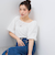 【SHIORI IRIE コラボ】2WAYオフショルレースブラウス≪手洗い可能≫