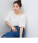 【SHIORI IRIE コラボ】2WAYオフショルレースブラウス≪手洗い可能≫