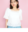 【SHIORI IRIE コラボ】2WAYオフショルレースブラウス≪手洗い可能≫