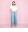 【SHIORI IRIE コラボ】2WAYオフショルレースブラウス≪手洗い可能≫