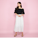 【SHIORI IRIE コラボ】2WAYオフショルレースブラウス≪手洗い可能≫