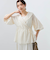 【SHIORI IRIE コラボ】レースカシュクールブラウス≪手洗い可能≫