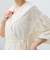 【SHIORI IRIE コラボ】レースカシュクールブラウス≪手洗い可能≫