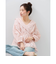 【SHIORI IRIE コラボ】レースカシュクールブラウス≪手洗い可能≫
