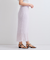 シャーリングシフォンタイトスカート≪手洗い可能≫