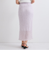 シャーリングシフォンタイトスカート≪手洗い可能≫