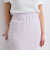 シャーリングシフォンタイトスカート≪手洗い可能≫