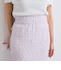 シャーリングシフォンタイトスカート≪手洗い可能≫