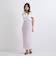 シャーリングシフォンタイトスカート≪手洗い可能≫