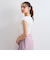 フロントクロスオフショルカットトップス≪手洗い可能≫