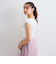 フロントクロスオフショルカットトップス≪手洗い可能≫