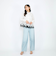 スカラップ刺繍レースブラウス≪手洗い可能≫
