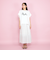 【LHELBIE】パール付きロゴプリントTシャツ≪洗濯機で洗える≫