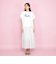 【LHELBIE】パール付きロゴプリントTシャツ≪洗濯機で洗える≫