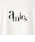 【LHELBIE】パール付きロゴプリントTシャツ≪洗濯機で洗える≫