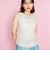 蝶々ヤーンニットベスト≪手洗い可能≫