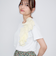 アシメショルダーフリルTシャツ≪手洗い可能≫